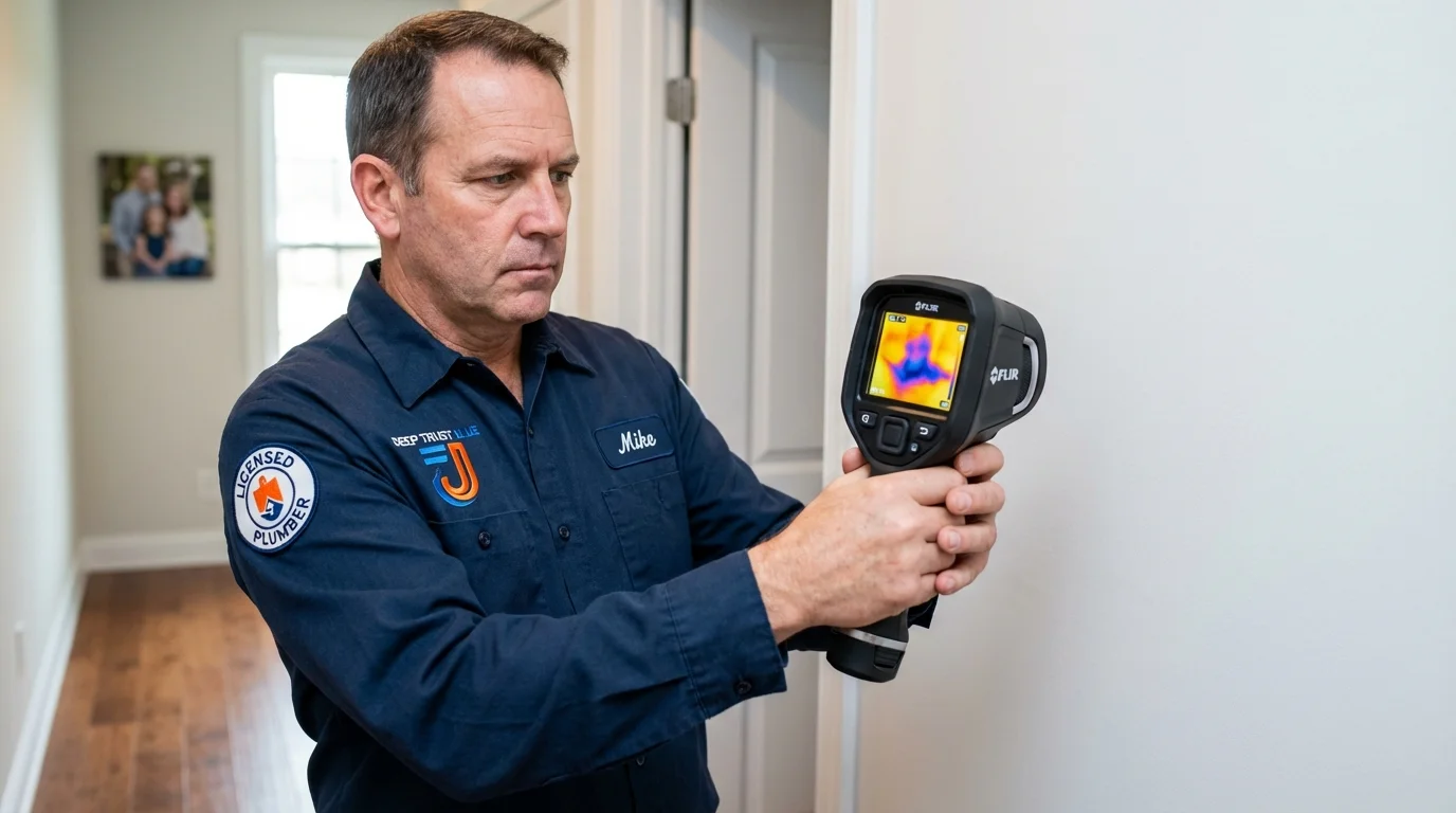 Thermal imaging leak detection by Johns Plumbing LLC in Port Wentworth